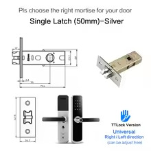 X6 Yrhand Electronic Lock Waterproof Biometric Fingerprint Door Locks Bluetooth Digital Keypad Door Lock TTlock App Smart Lock