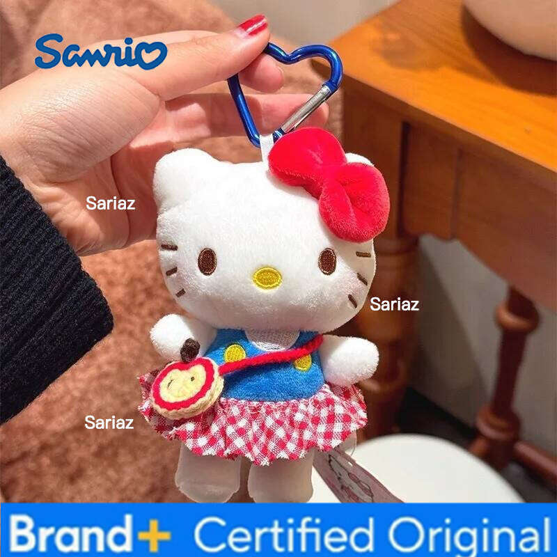 Sanrio Adorable Hello Kitty Plush Doll Bag Accessory Cute Spring Outing Decoration Gift H260121