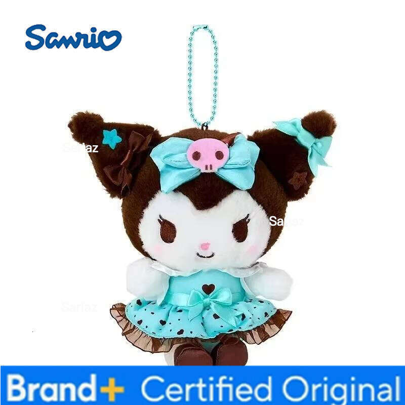 Sanrio Cute Amine Characters Kurom Hellokitty Melody Toys Stuffed Animals Small Plush Keychains Christmas Birthday Gift H260121