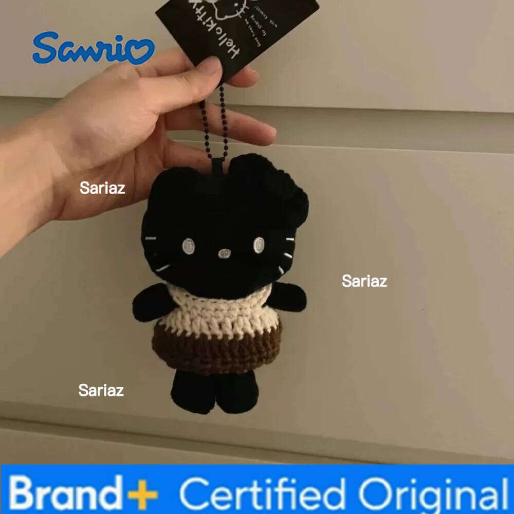 Sanrio Cute Hellokitty Hanging Chain School Bag Decoration Cartoon Plush Doll High Appearance Exquisite Fashion Small Gift H260121