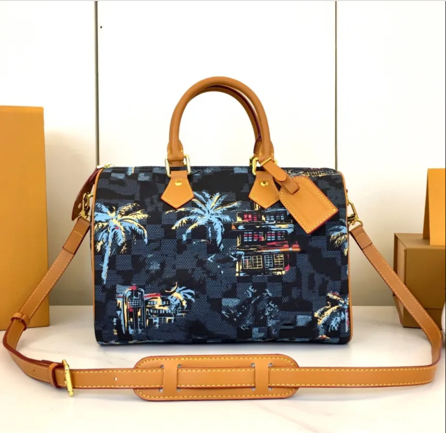 Ladies Fashion Casual Designer bag Luxury bag Tree SPDY Soft 30 Boston Patent Leather Bag Crossbody Shoulder Bag Totes Handbag TOP Quality M00226 Pouch Purse M40391