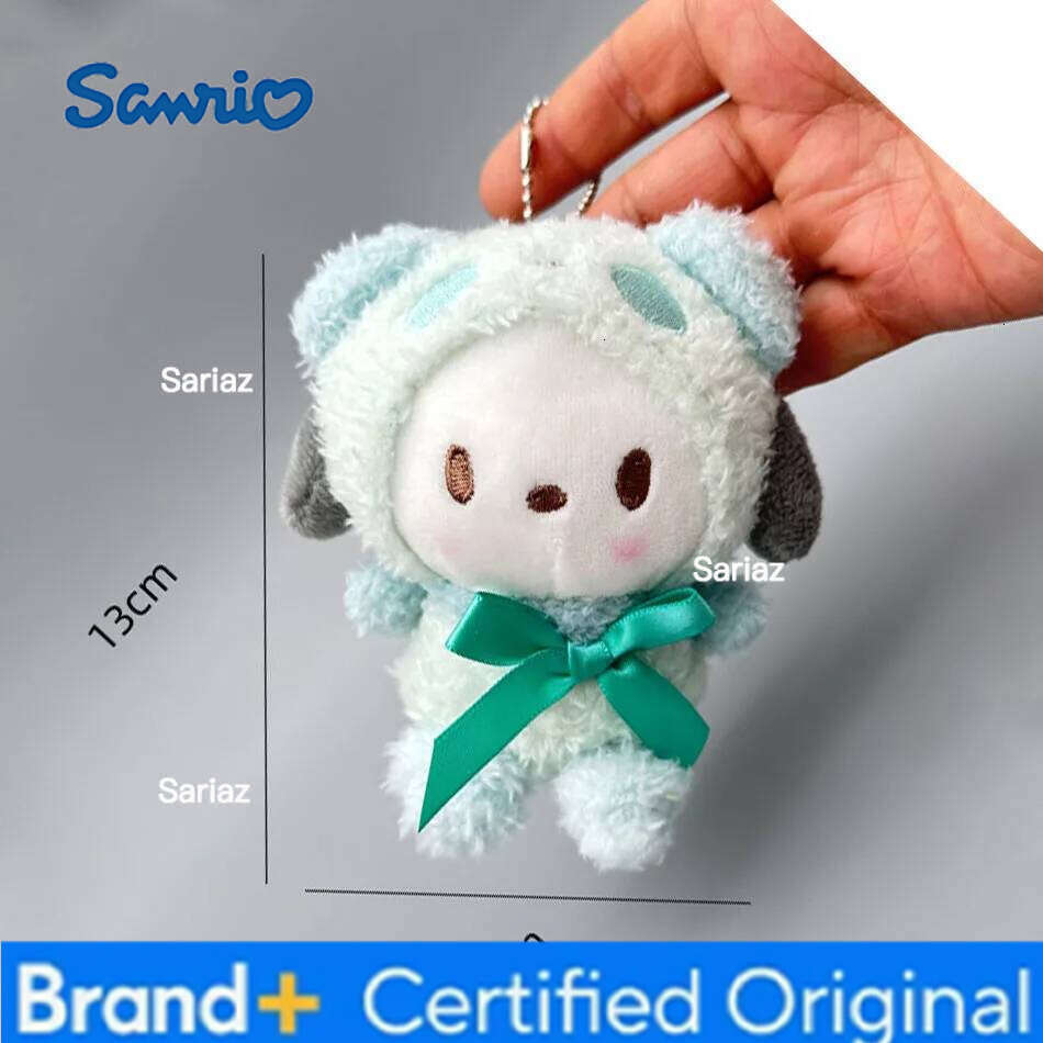 Sanrio Plush Toy Doll Kawaii Hello Kitty Melody Cinnamoroll Cartoon Backpack Decoration Women Student Girl Gift H260121