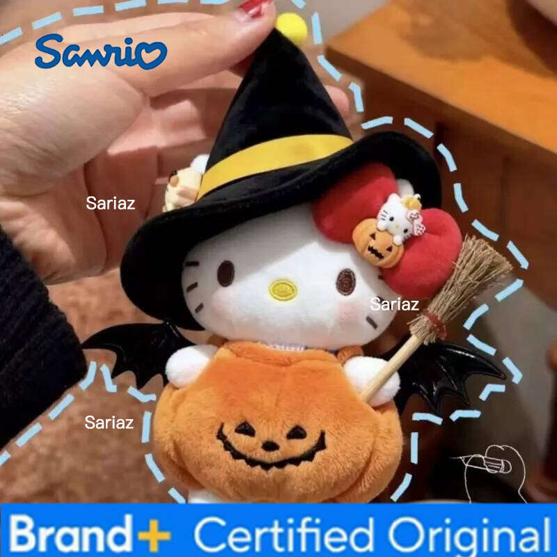 Sanrio Adorable KT Cat Plushie Keychain Backpack Decor Cartoon Doll H260121