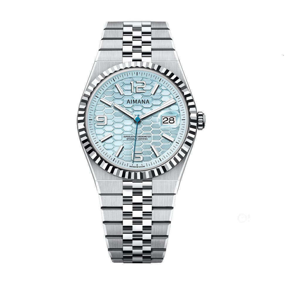 AIMANA Swiss Brand Genuine High-End New Concept Large Dial Men's Dog Tooth Bezel Watch