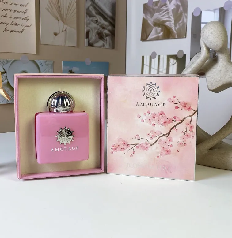 Amouage Perfume Blossom Love Dia Ashore Tuberose Rose Incense Purpose Fragrance 100ml Eau De Parfum Long Lasting Smell Brand EDP Man Women Cologne Spray High quality