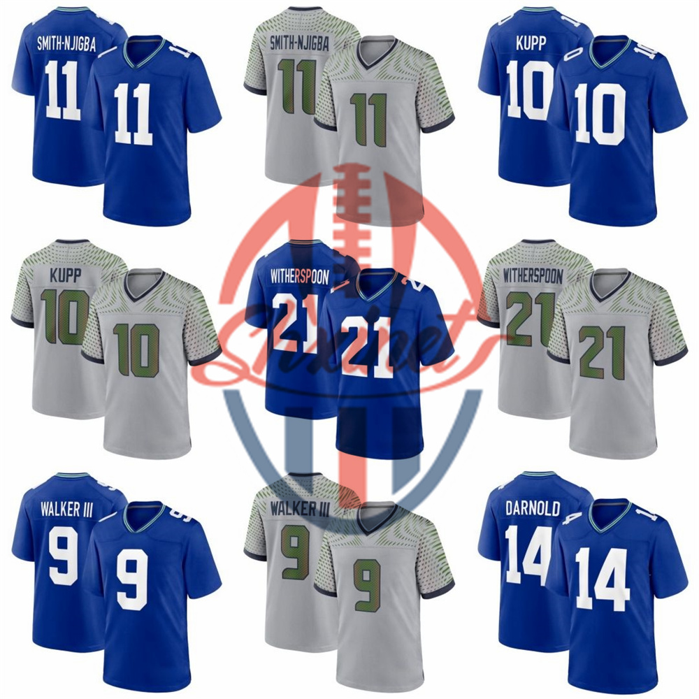 yourteamjersey store Football 2025 Rivalries Jerseys Cooper Kupp Darnold Smith-Njigba Walker III Any Name Number Embroidered Letter Number shxinet