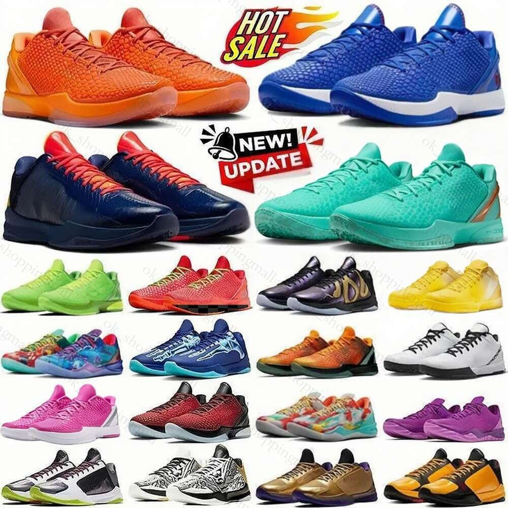 Black Mamba 6 5 Protro Reverse Grinch Grinches Basketball Shoes Mambacita 8 Eybl Think Pink Bruce for Men Women Big Kids Top Quality Trainers Outdoor Sport Sneakers