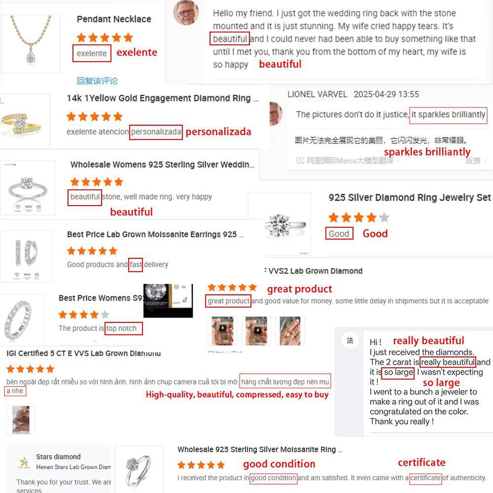Eco-Friendly IGI Certification 1-3ct 9K-18K Gold Lab Grown Round Brilliant Cut Diamond Ring for Womens Engagement Wedding
