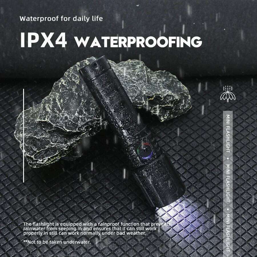 2000LM P50 Flashlight Super Bright USB Rechargeable Tactical Zoom Waterproof LED Torch Lamp Outdoor Camping Fishing Lantern Z260121