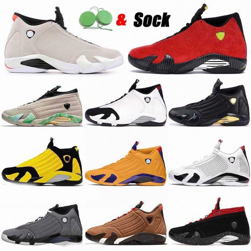Casual Fashion Jump 14 14s XIV Basketball Shoes Mens University Red Desert Sand Black Toe Fortune Winterized Light Graphite SPM White Black 64M5#