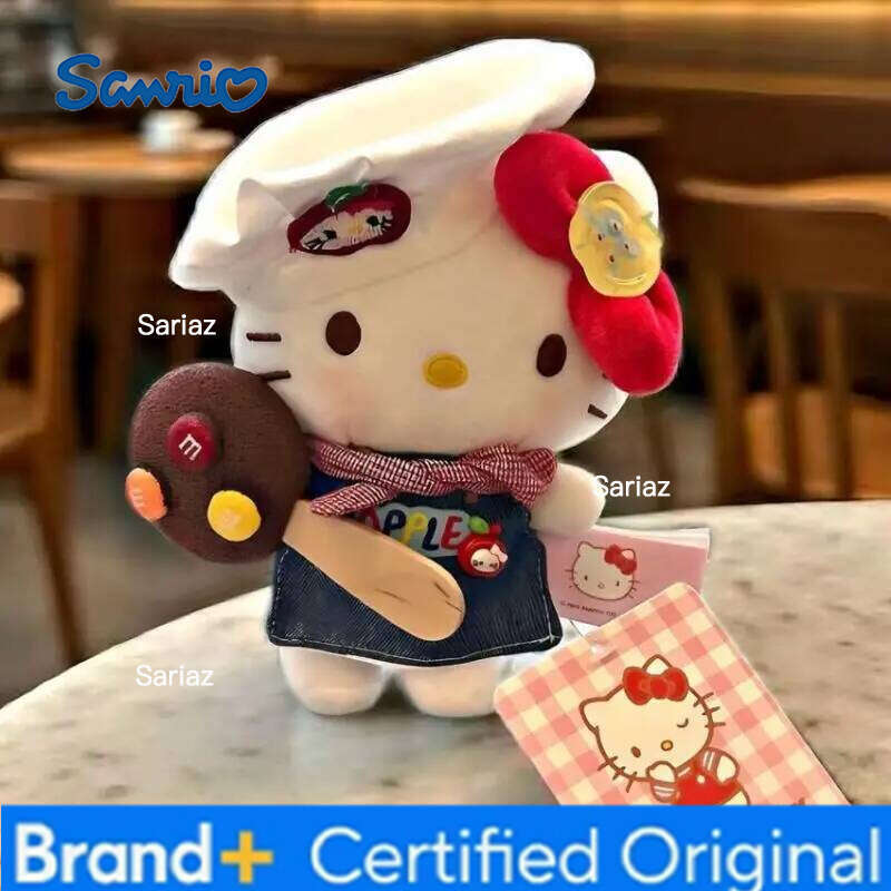 Sanrio Cute Cartoon Kawaii HelloKitty Chocolate Bar Sweetheart Plush Doll Keychain Bag Pendant Toy Gift H260121