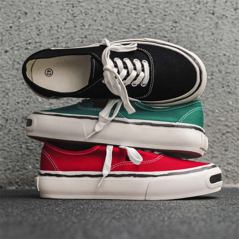 2025 New Classic Open Smile Low-top Canvas Sports Casual Men's Shoes Niche 3D Transfer Print Sneakers Men X306