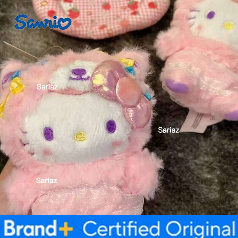 Sanrio NEW Colorful Series Hello Plush Toy Bear Kitty cat Soft Stuffed Doll Pendant Backpack Charm accessories H260121