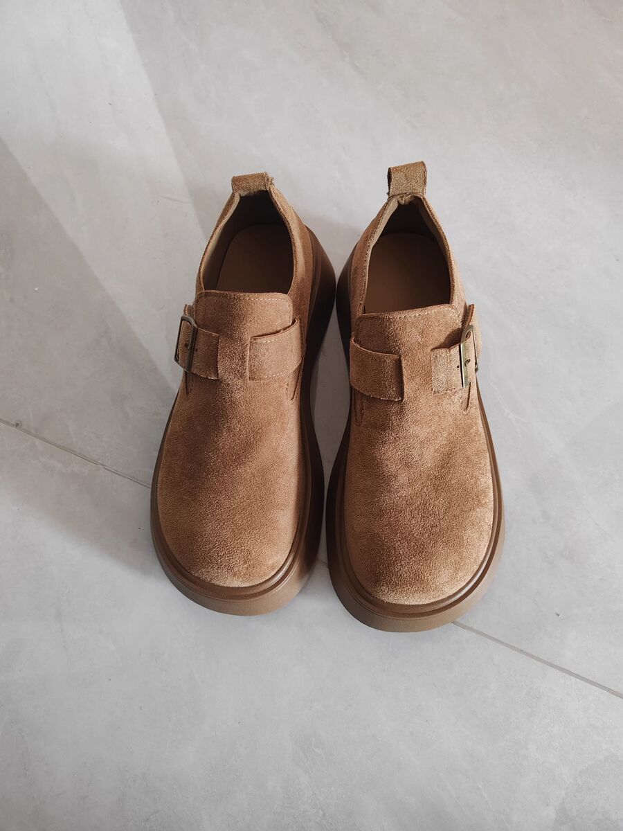 Birkenstock Style Old Money Suede Casual Mules Commuting Slip-On Leather Shoes Half Slippers for Women Outdoor Wear ddmythur