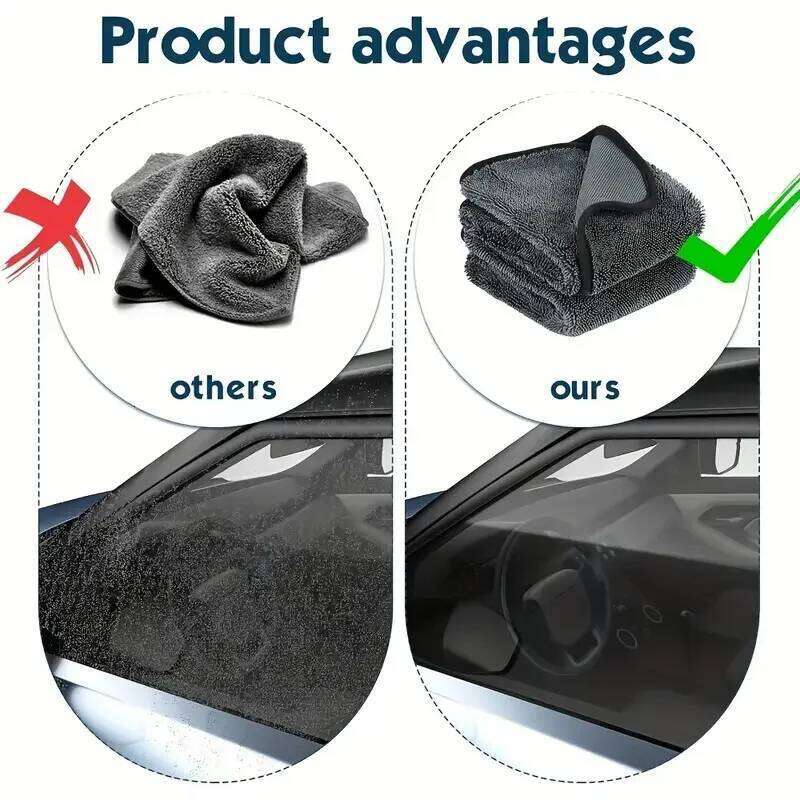 Microfiber Twist car wash towel Professional Car Cleaning Drying Cloth towels for Cars Washing Polishing Waxing Detailing 26Y0121 - view 7