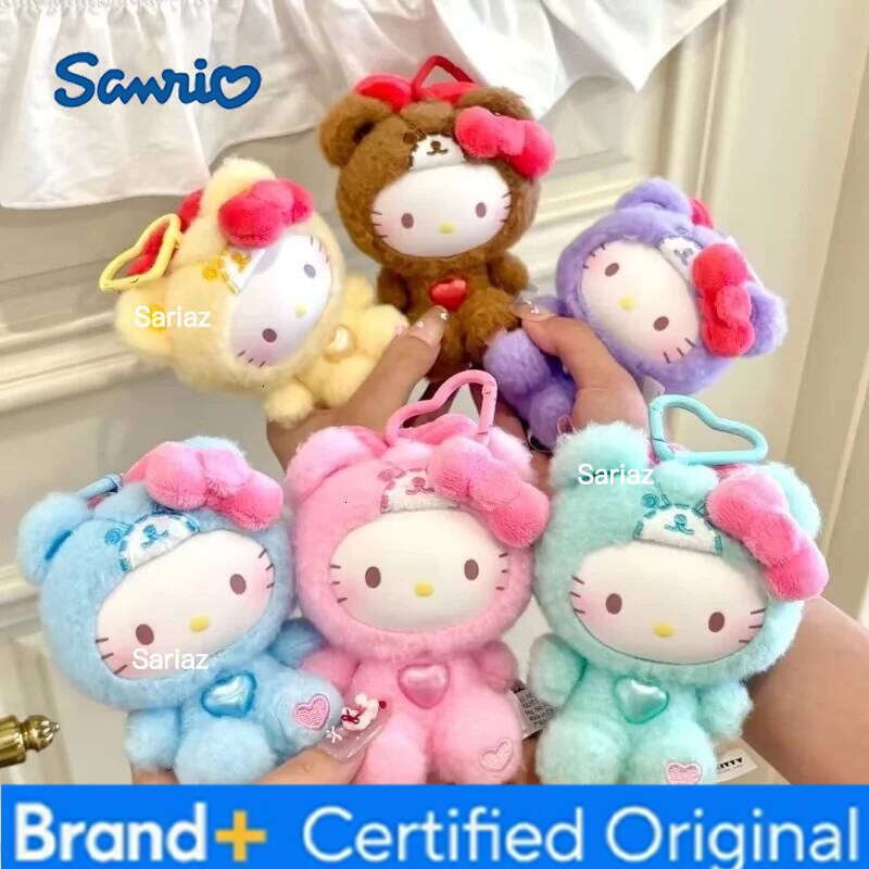 Sanrio TopToy Hellokitty Teddy Pajamas Series Vinyl Blind Box Trendy Bag Pendant Ornaments Decorative Children'S Toys For Birthday Gift H260121