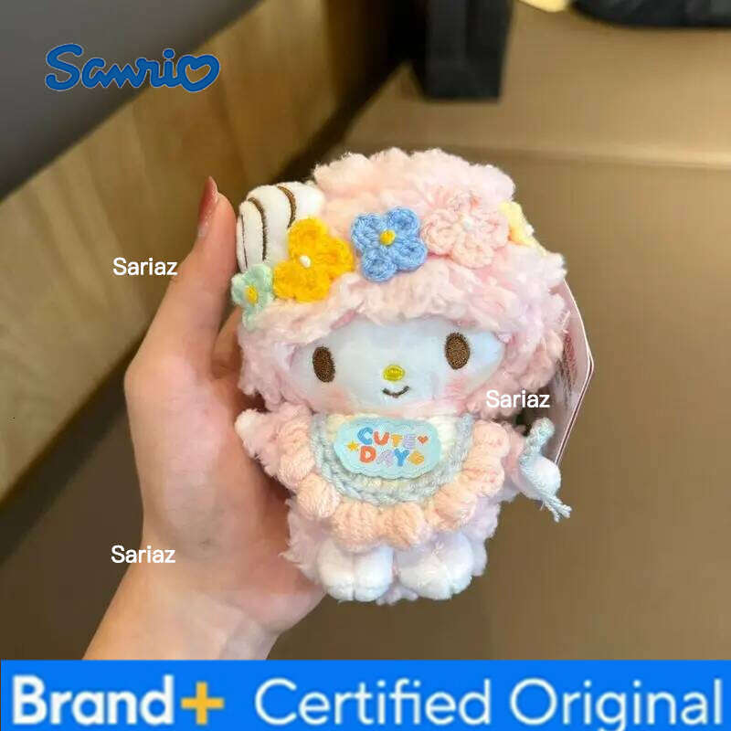 Sanrio 11CM anime My Sweet Piano cosplay cross-dressing plush doll pendant kawaii keychain cute accessories holiday gift H260121