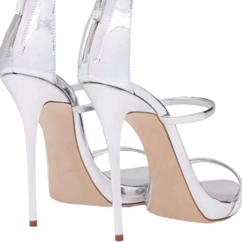 European 2026 Fashion Ultra-High Stiletto Heels Open-Toe Platform High-Heeled Sandals With Buckle Strap, For Catwalk, Parties Weddings Solid