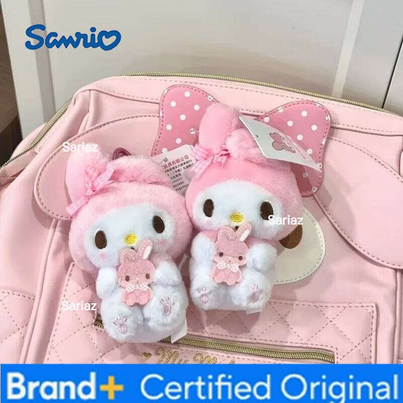 Sanrio Friends Series Pochacco Kuromi plush Toy Keychains Cartoon Hello Kitty My Melody Cinnamoroll Backpack Pendant Girls Gifts H260121