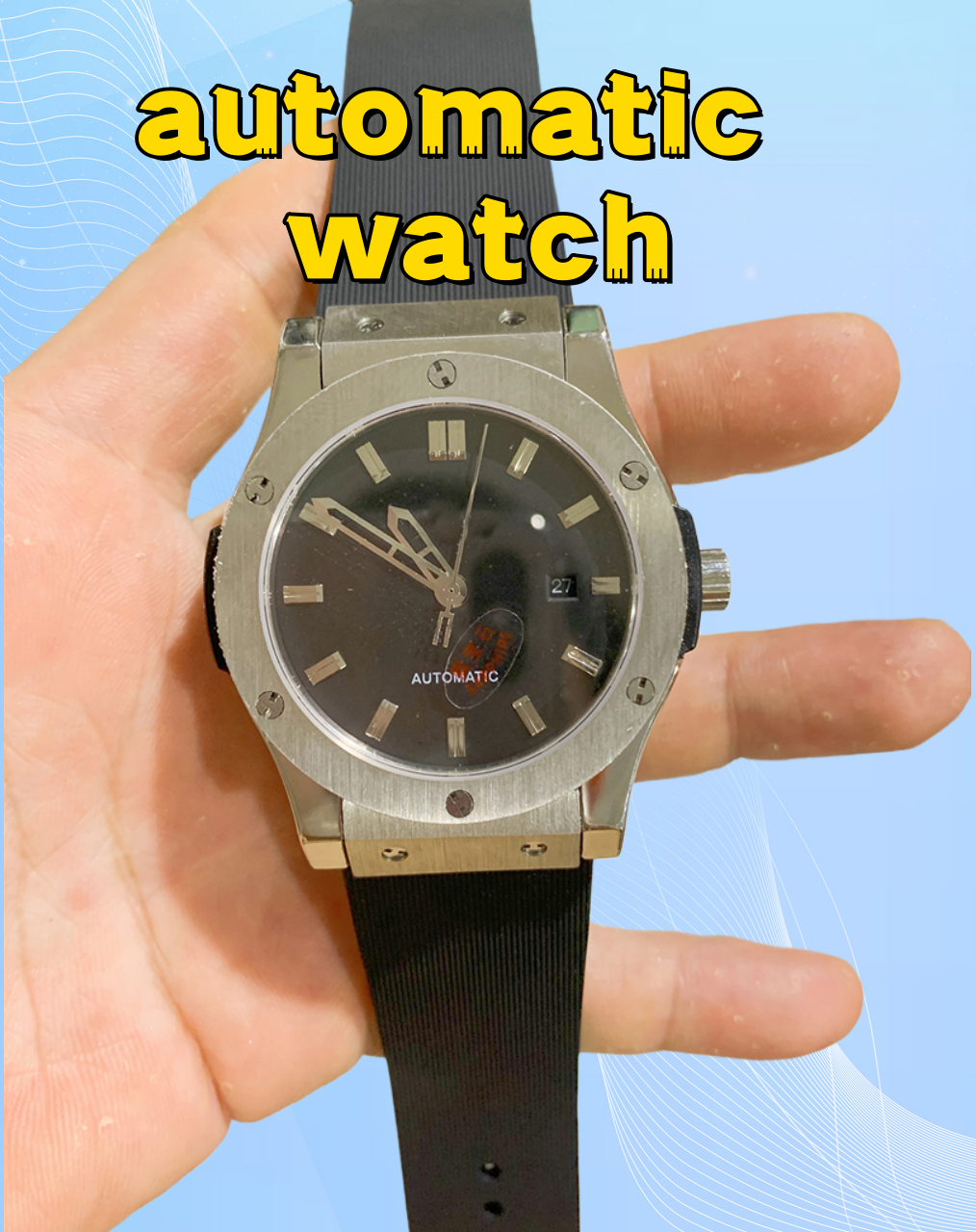 Designer men's watch Automatic mechanical movement 904L stainless steel Leather strap travel business affairs