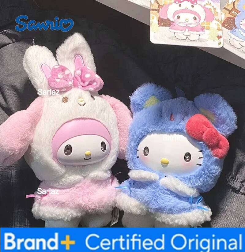 Sanrio New Little Cloak Series Plush Keychain Blind Box Trendy Toy Desktop Decoration Christmas Gift for Girls H2601211