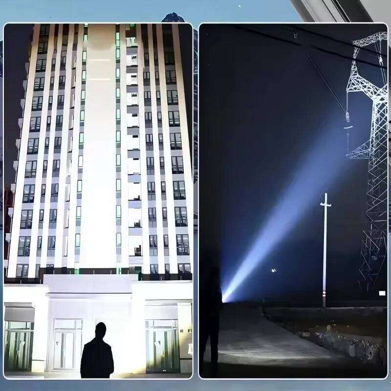 High Strong Power LED Flashlight Tactical Torch USB Rechargeable Zoom Emergency Lights For Outdoor Fishing Work Lighting Lamp Z260121