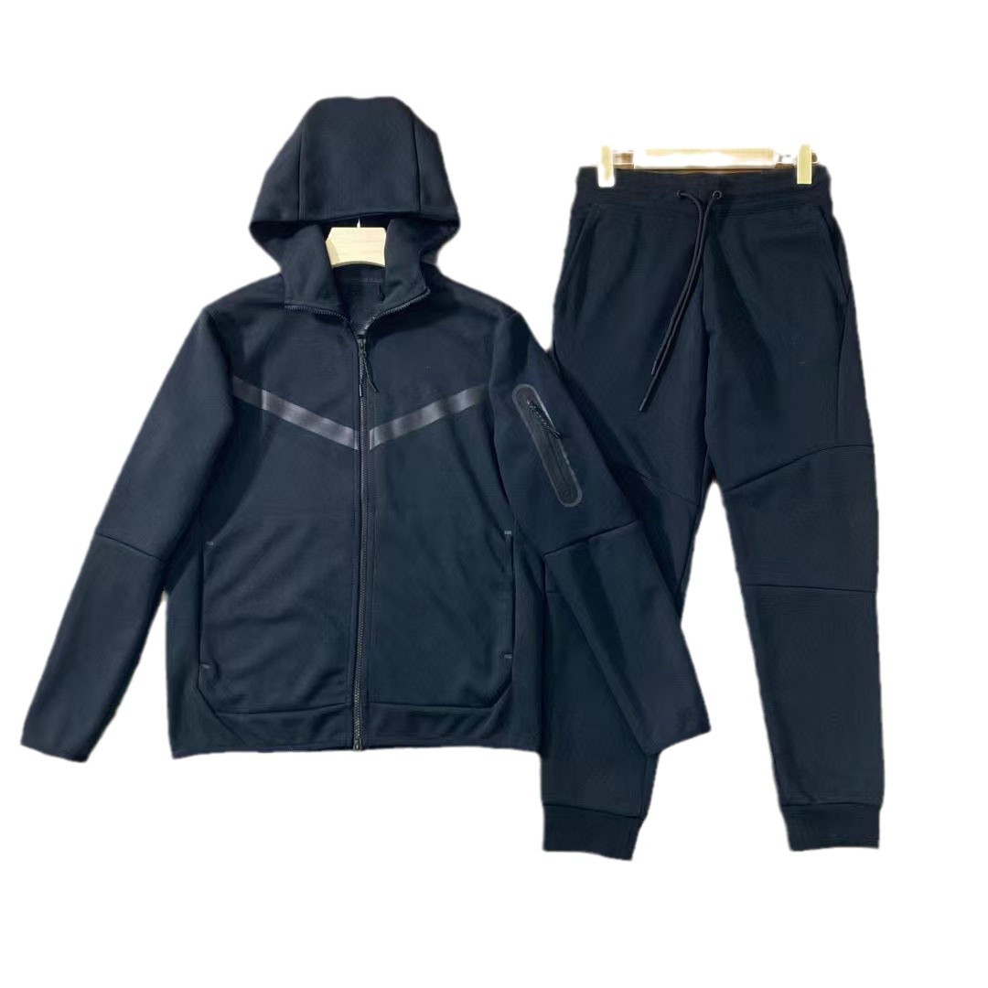 Designer mens hoddies Men Tech Fleece Tracksuits -Reflective Hooded Jackets & Pants Gym Sets Full Zip Up Designer Hoodies