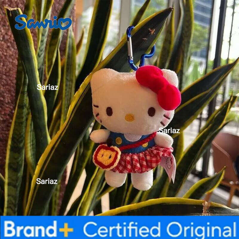 Sanrio Filling Doll Toys Hello Kitty Cartoon Plush Soft Backpack Pendant Kawaii Creative Ornament Cute Birthday Gift for Girls H260121