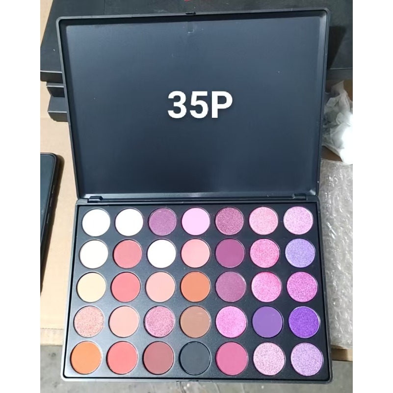 Morphe35W 35W 35C 35P 35O3 35T colors eye shadow Palette Matte Shimmer Eye shadow makeup palette 35 colors palette eye shadow 1