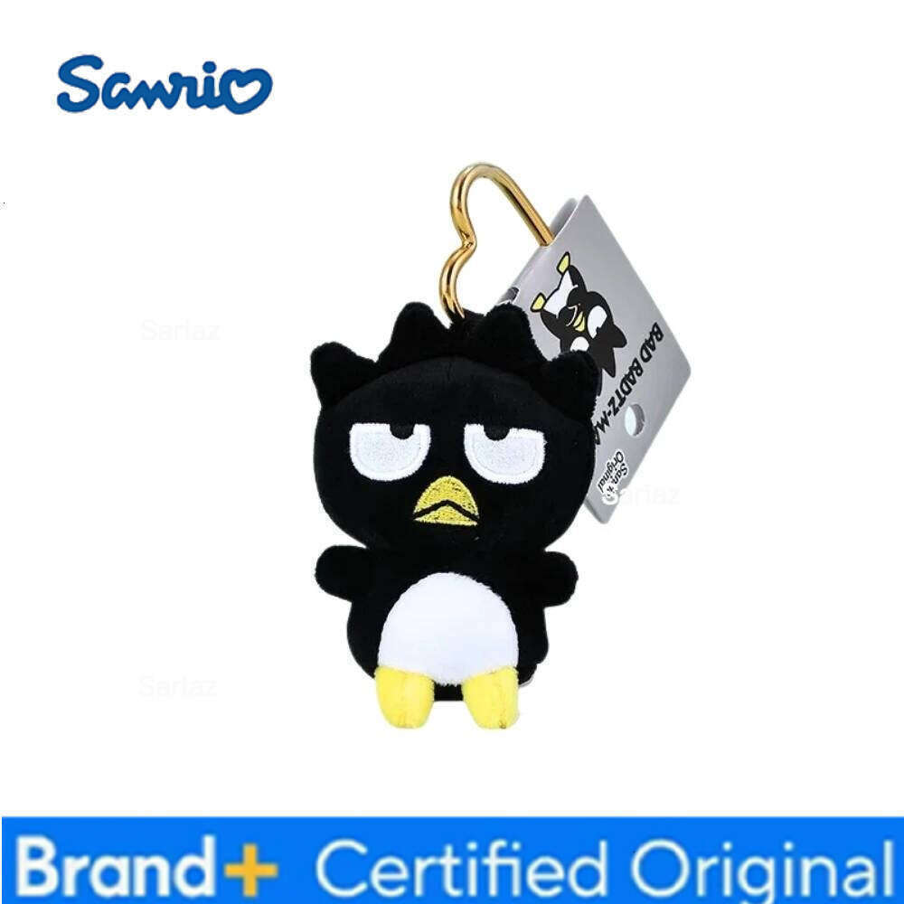 Sanrio Kawaii s Sam Gudetama Ahiru no Pekkle Plush Doll Keychain Hangyodon keyring My Melody Stuffed Backpack Pendant H260121