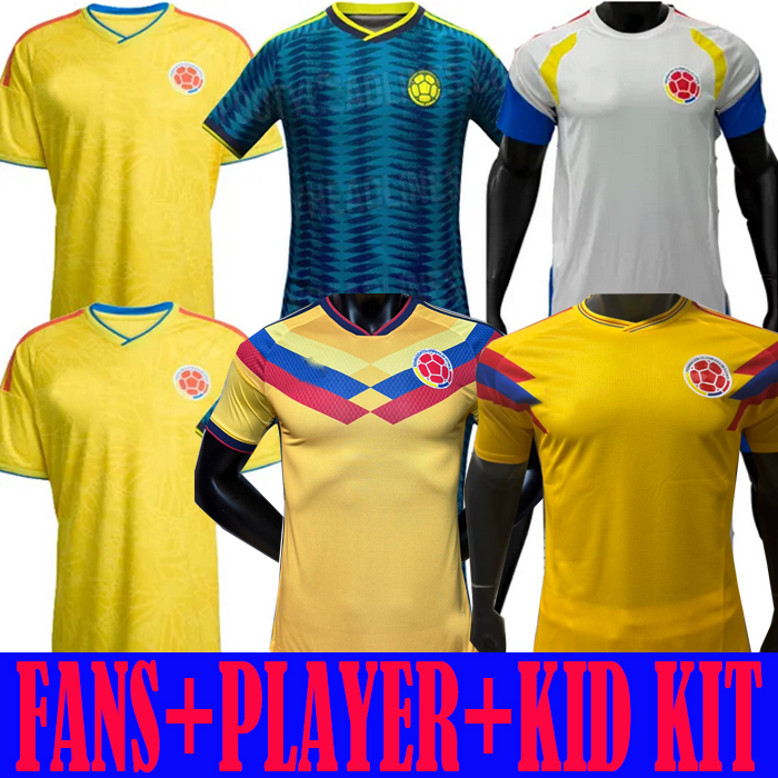 fans player 25 26 27 Colombia soccer jerseys 1994 2001 02 men women kids Soccer Jerseys GUERRERO 2026 Home Away Football Shirt Nostalgic Classic Retro Football