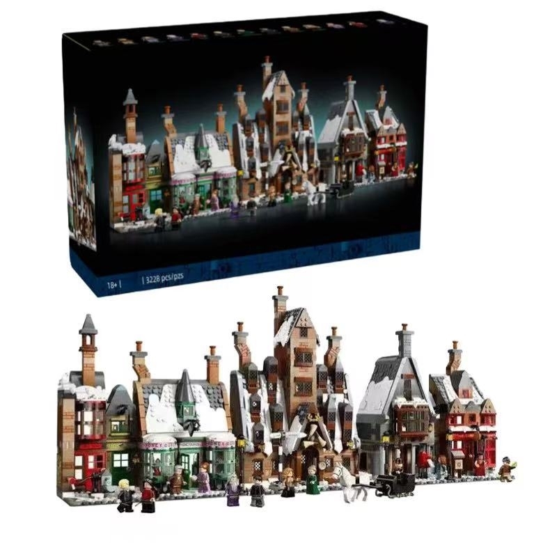 76457 Harry Potter series Hogsmeade Village Cross-border Building Set for Street Scenes Toy