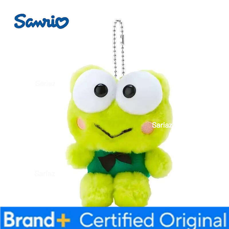 Sanrio Vintage Plush Keychains retro Hangyodon My Melody Keroppi Keyring Anime Cartoon Pochacco Doll Toy Bag Pendant Gift H260121