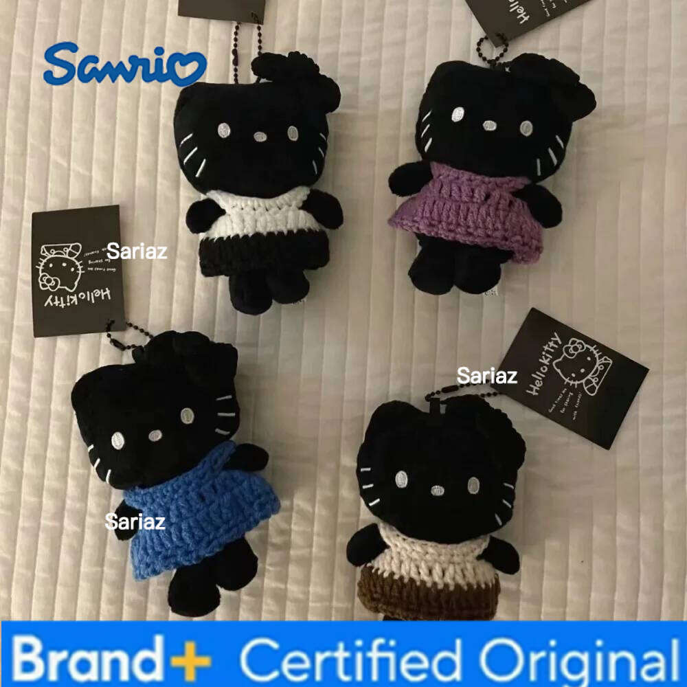 Sanrio Cute Hellokitty Hanging Chain School Bag Decoration Cartoon Plush Doll High Appearance Exquisite Fashion Small Gift H260121