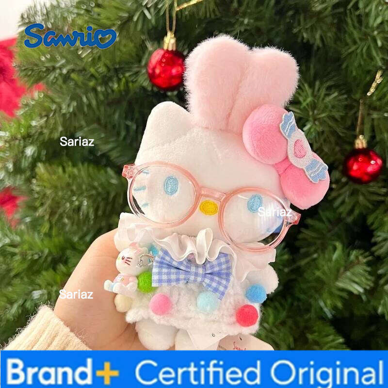 Sanrio Anime Hello Kitty Cartoon Dress Up Plush Pendant PP Cotton Stuffed Doll Kawaii Keychain Cute Accessories Holiday Gift H2601211
