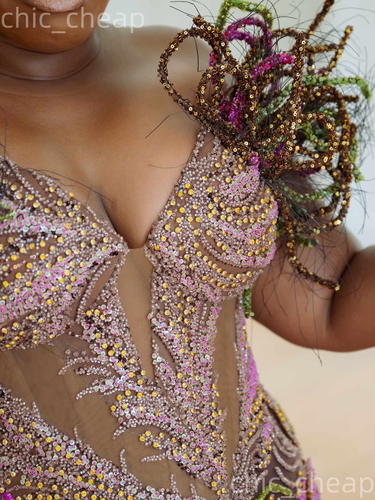 Mermaid Plus Size Prom Dresses 2026 Illusion Beaded Appliques Sequined Evening Formal Party Second Birthday Engagement Gowns Dress For Special Occasio