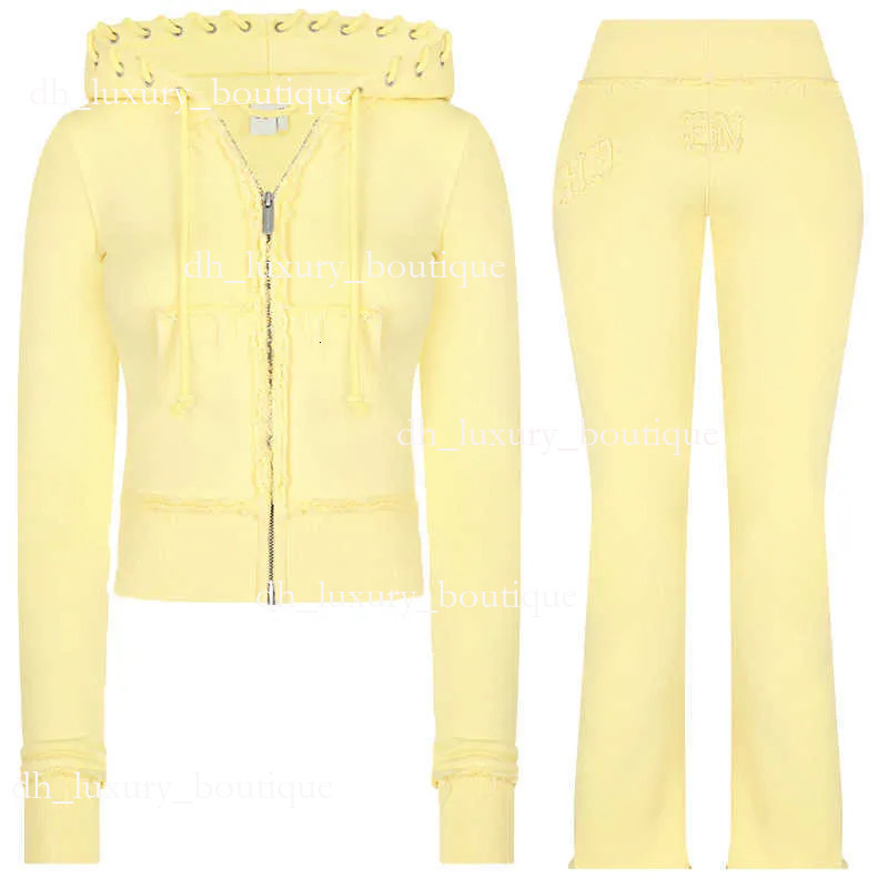 Hidden Hoodie Designer Hide Women 2 Piece Set Women Hidden Cult Tracksuit Long Sleeve Zip Hoodie Inca Pale Rise Pants Trouser Sweatshirts 988