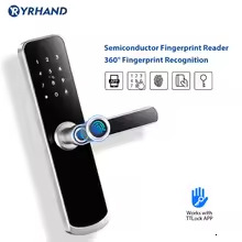 X6 Yrhand Electronic Lock Waterproof Biometric Fingerprint Door Locks Bluetooth Digital Keypad Door Lock TTlock App Smart Lock
