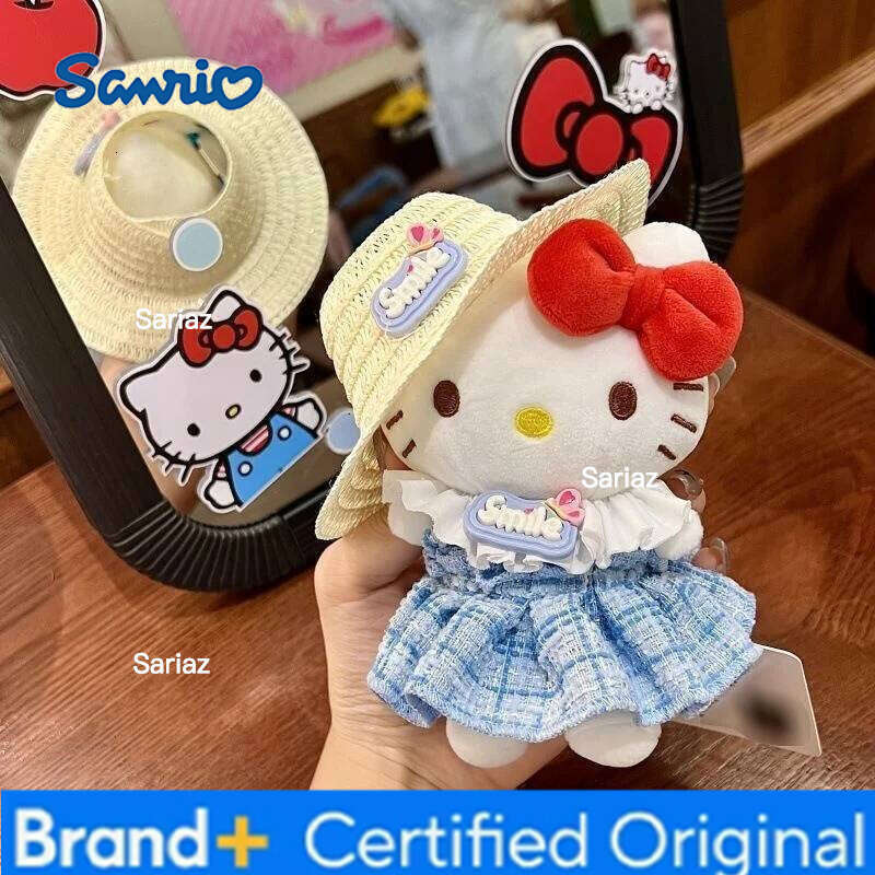 Sanrio New Hello Kitty Decor Kawaii Cute School Bag Pendant Plush Doll Hot Keychain Car Hanging Birthday Xmas Girls Gift H260121