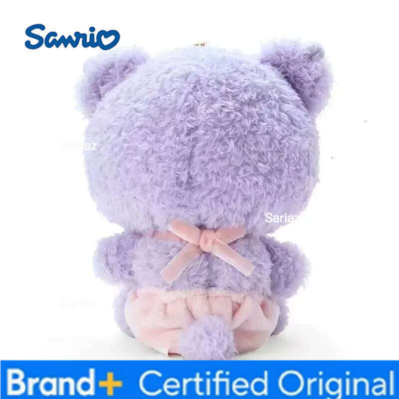 Sanrio 20CM Kawali Kuromi Hello Kitty My Melody Cinnamoroll Pillow Plush Toys Plushie Keychain Stuffed Doll Pendant for Kid Gift H260121