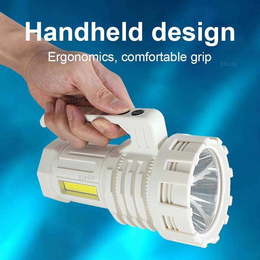 2025 NEW 5000000LM Most Powerful Flashlights Rechargeable LED Torch Outdoor Emergency Camping Hiking Portable Lantern With COB Z260121