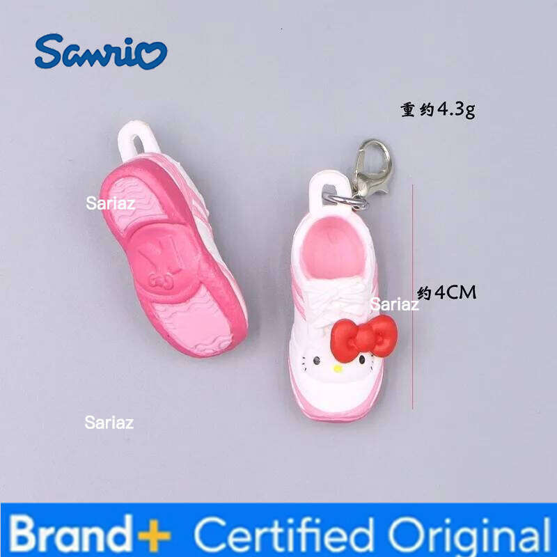 Sanrio Hello Kitty Keychain Cute Anime Versatile Black Skin Ornament Mobile Phone Packaging Decoration Holiday Gift Women Accessories H2601211