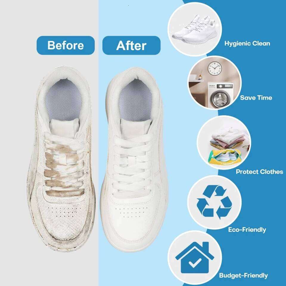 Reusable and Dryer Shoe Washer Laundry Bags Stain Cleaning Kit for Sneakers Tennis Shoes 26W0121