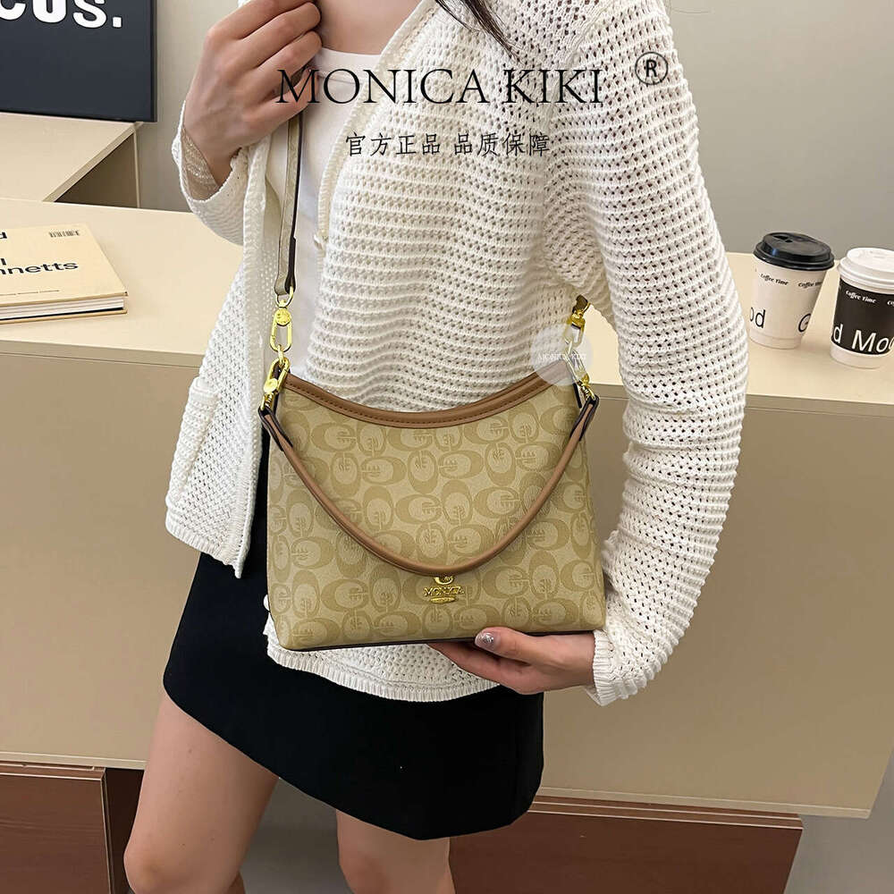 Monica kiki Underarm Single Shoulder Large Capacity Commuter New High-end Casual Versatile Crossbody Bag for Women