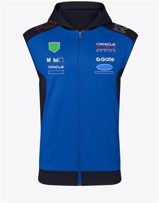 F12026 Racing Vest with F1 Logo - Customisation Available in Matching Hoodie Style