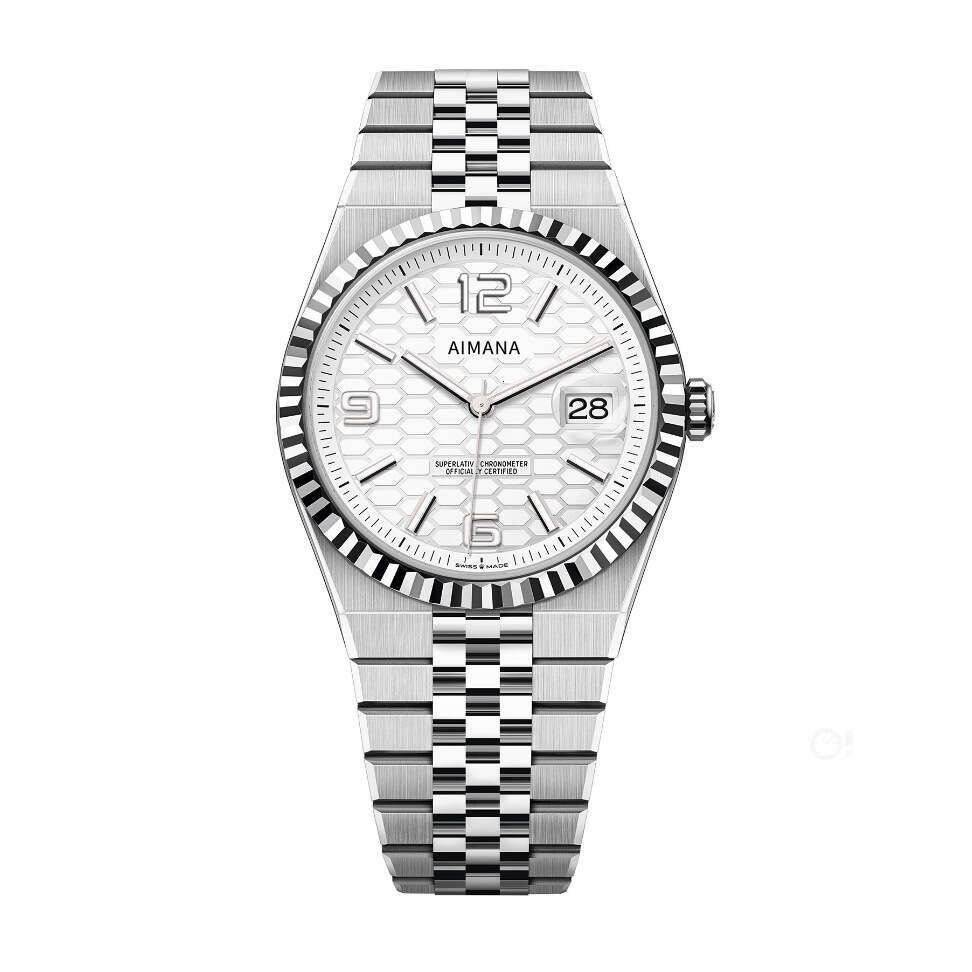 AIMANA Swiss Brand Genuine High-End New Concept Large Dial Men's Dog Tooth Bezel Watch