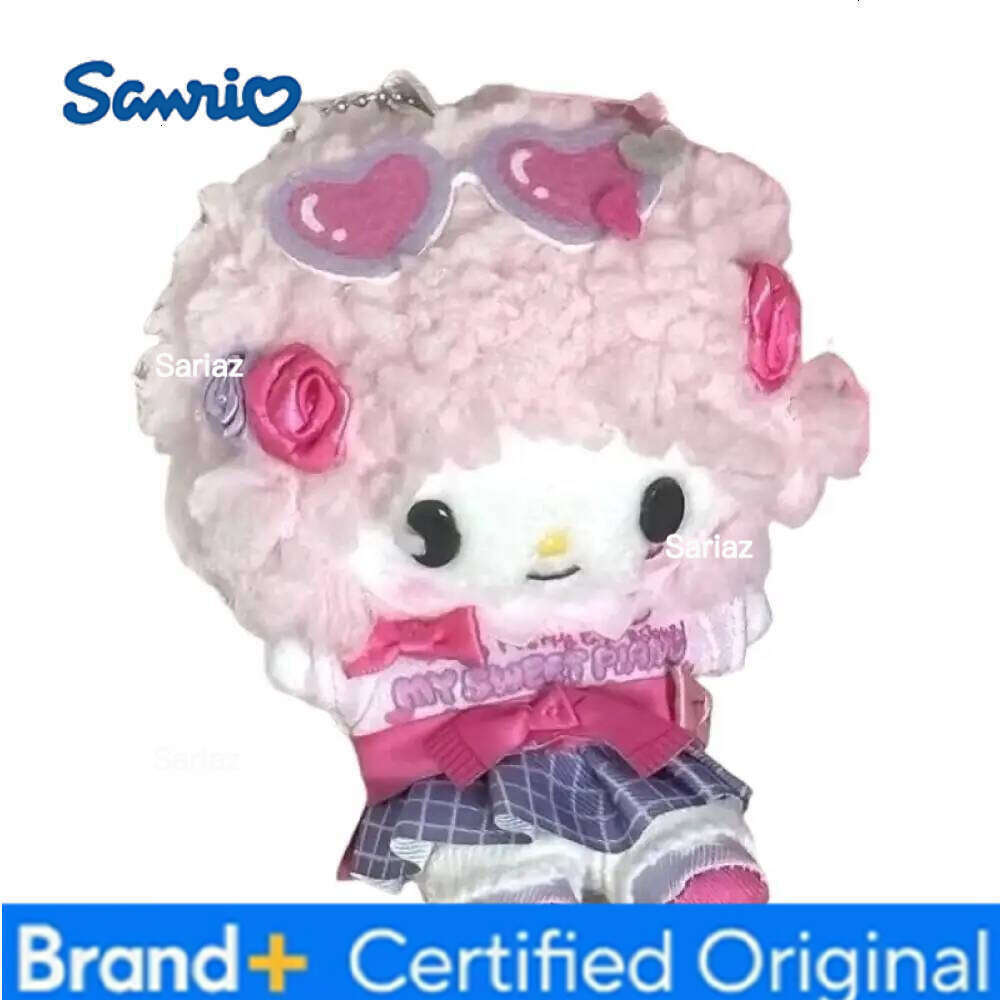 Sanrio sweet piano doll Key Chain University school uniform HelloKitty Melody Backpack pendant boy girl Creative plush toy H260121