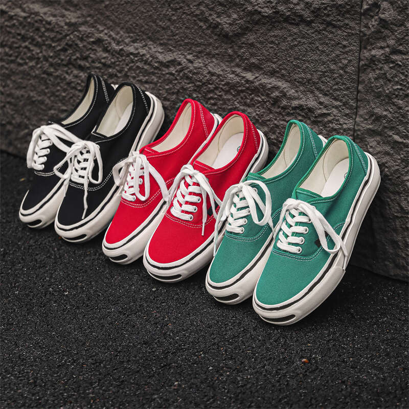 2025 New Classic Open Smile Low-top Canvas Sports Casual Men's Shoes Niche 3D Transfer Print Sneakers Men X306