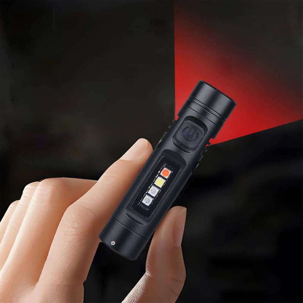 LED Mini Flashlight High Brightness Lightweight Adjustable Torch Light For Night Walking Fishing Hiking Traveling Reading Z260121