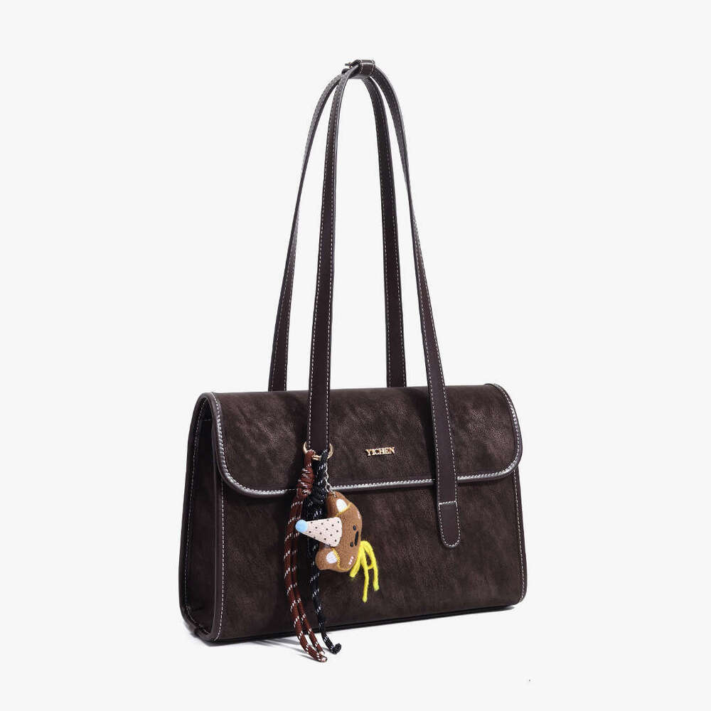 YICHEN Large Capacity for Women Simple Korean Style Versatile Shoulder Bag Underarm Briefcase